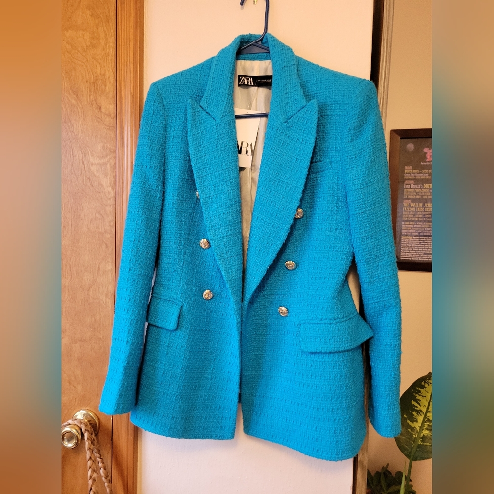 NWT bright blue blazer